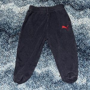 Puma sweatpants with feet
